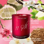 11pm Scented Candle By Love Oct. 5th With Notes Graph 