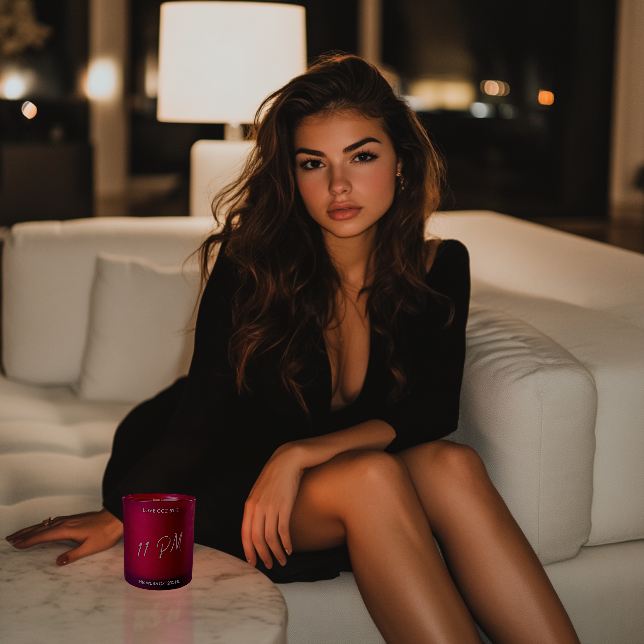 11pm Scented Candle By Love Oct. 5th For Candle Lovers & Luxury Home Spaces