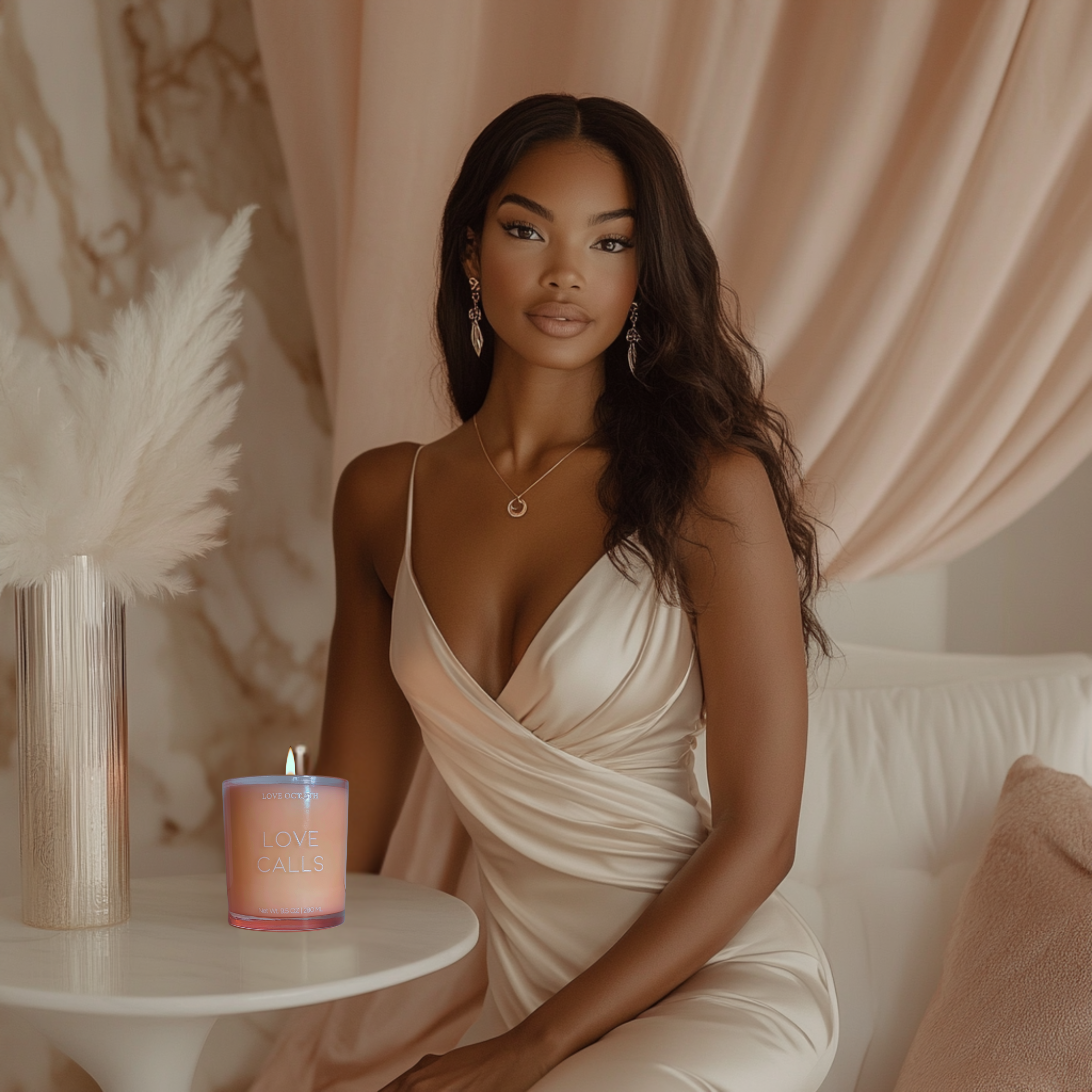 Love Calls Scented Candle By Love Oct. 5th For Romance, Self-Care & Home Decor