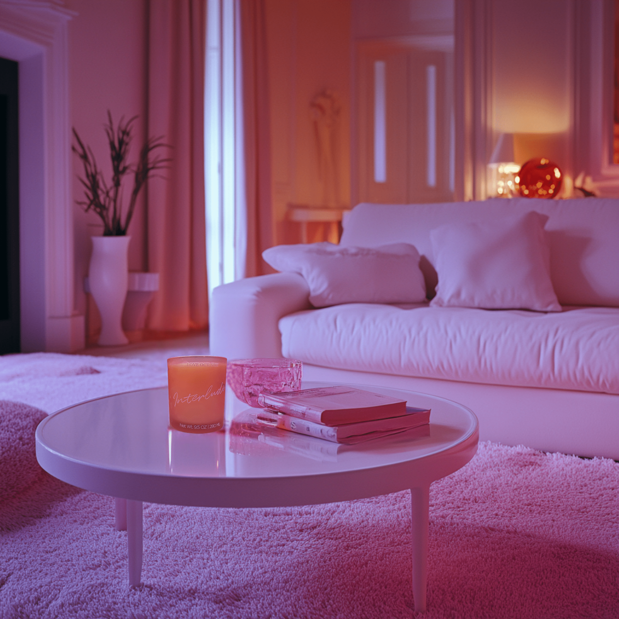 Interlude Scented Candle By Love Oct. 5th For Relaxing And Romantic Settings