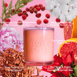 Love Calls Scented Luxury Candle By Love Oct. 5th Notes 