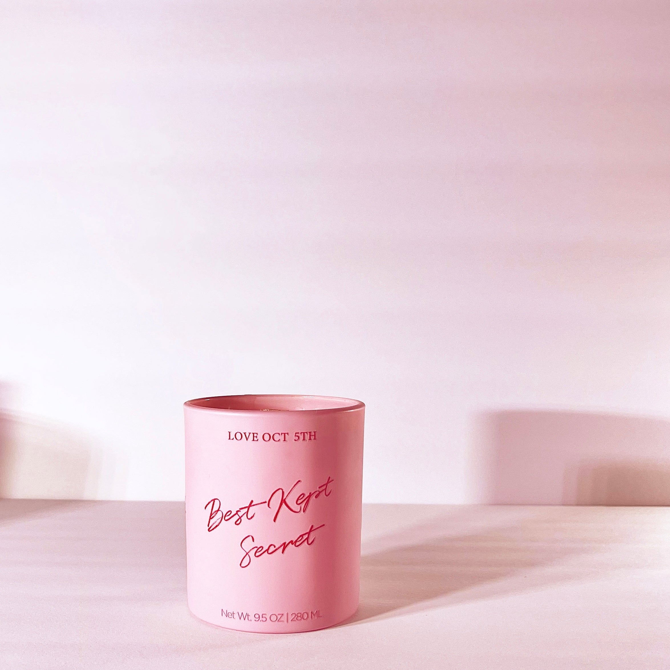 coconut apricot candle wax romantic self-care best kept secret scented candle -  love oct. 5th