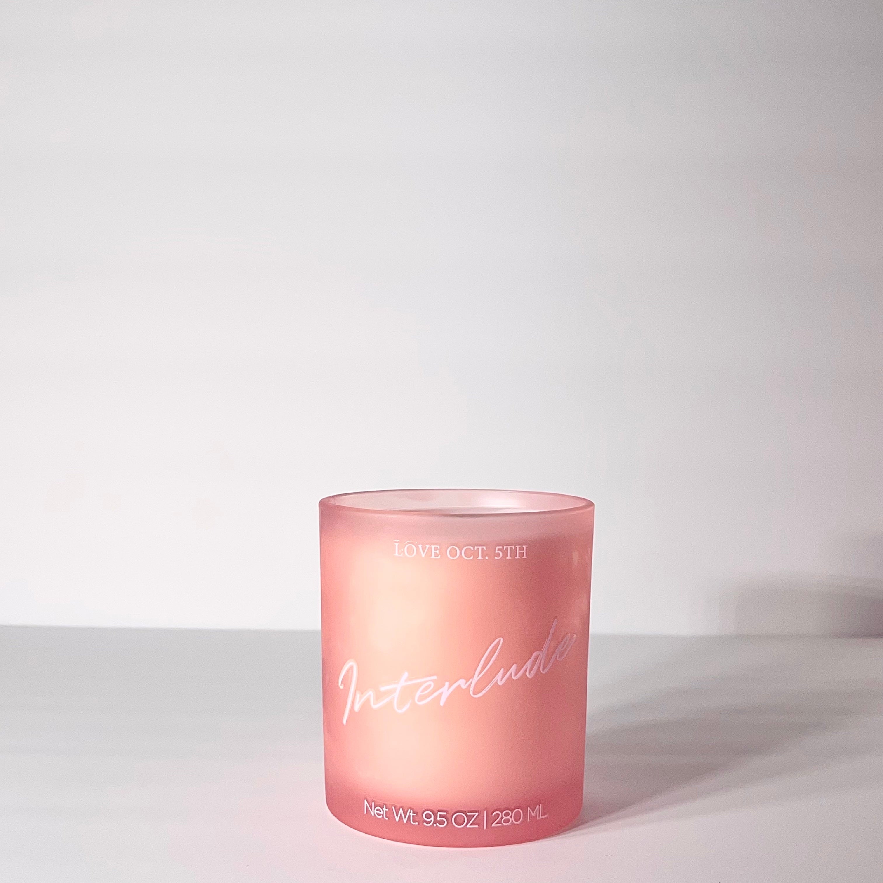 Interlude Coconut Apricot Wood Wick Wax Candle - Love Oct. 5th